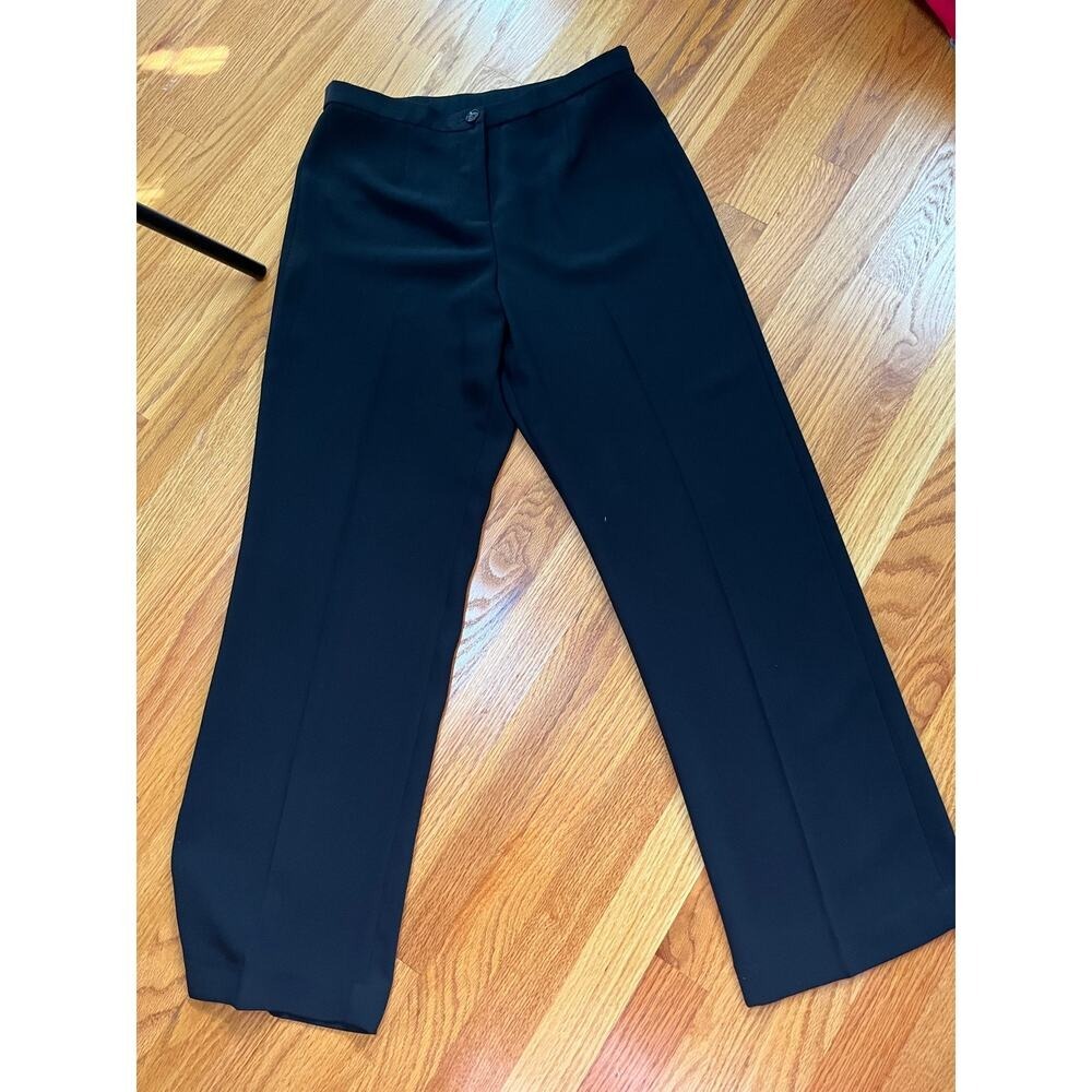 Vintage Pendleton wide leg high rise polyester flat front dress pants 8 Mint